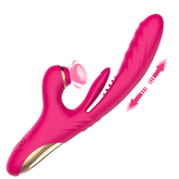 Vibrador femenino de 7 frecuencias con pulsación y succión